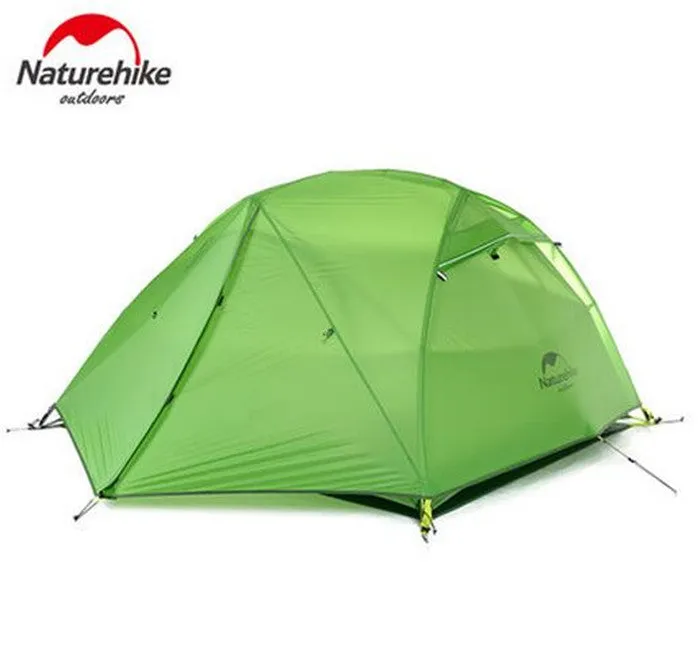 Tent 2 Person Couple Travel Camping Rainproof Tent With Footprint Snow Skirt Anti Snow