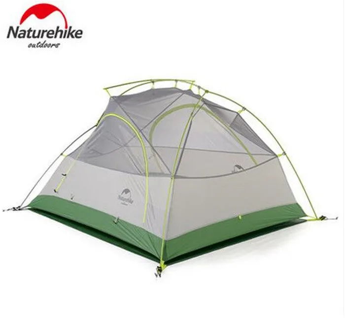 Tent 2 Person Couple Travel Camping Rainproof Tent With Footprint Snow Skirt Anti Snow