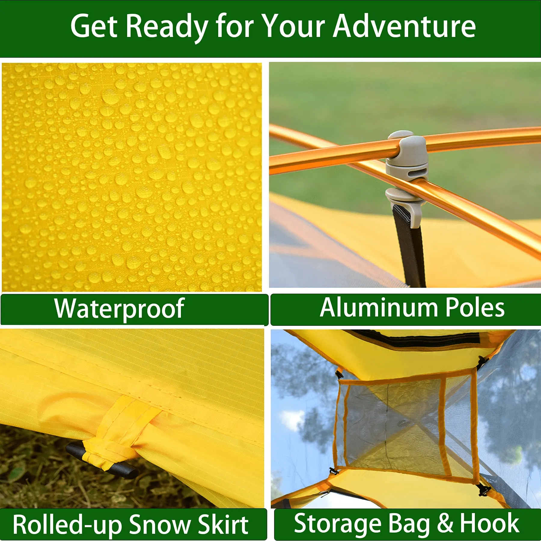 TopRoad 3 Plus | 3 Person 4 Season Backpacking Tent