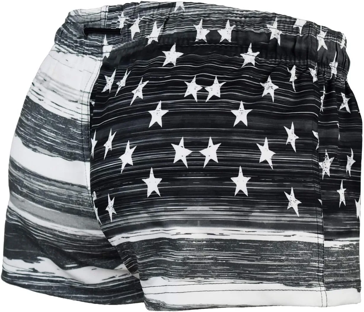 US Apparel Women's Old Glory American Flag Short Shorts, 1.75" Inseam