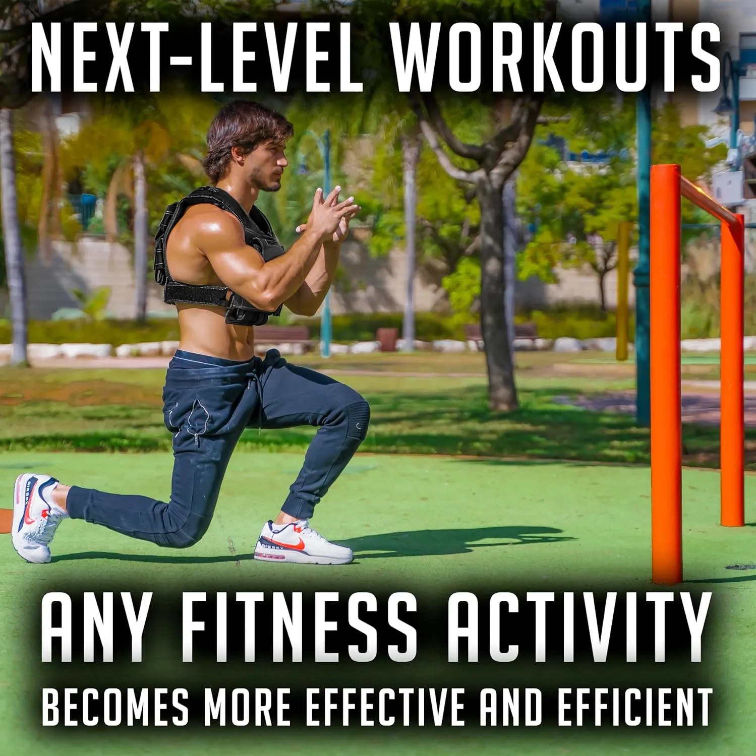 Weighted Vest 6lb, 10lb, 12lb, 25lb, 35lb, 45lb, 60lb Removable Iron Weights for Men and Women Workout for Calisthenics and Fitness Sport Training